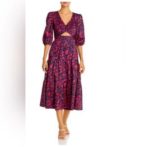 Parker cutout tiered Marzia Dress